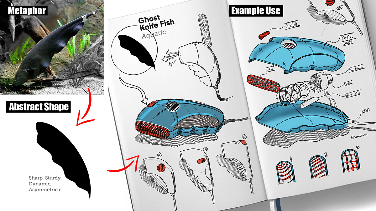 biomimicry book brand designbook ILLUSTRATION  InDesign Kickstarter Nature product design  sketching