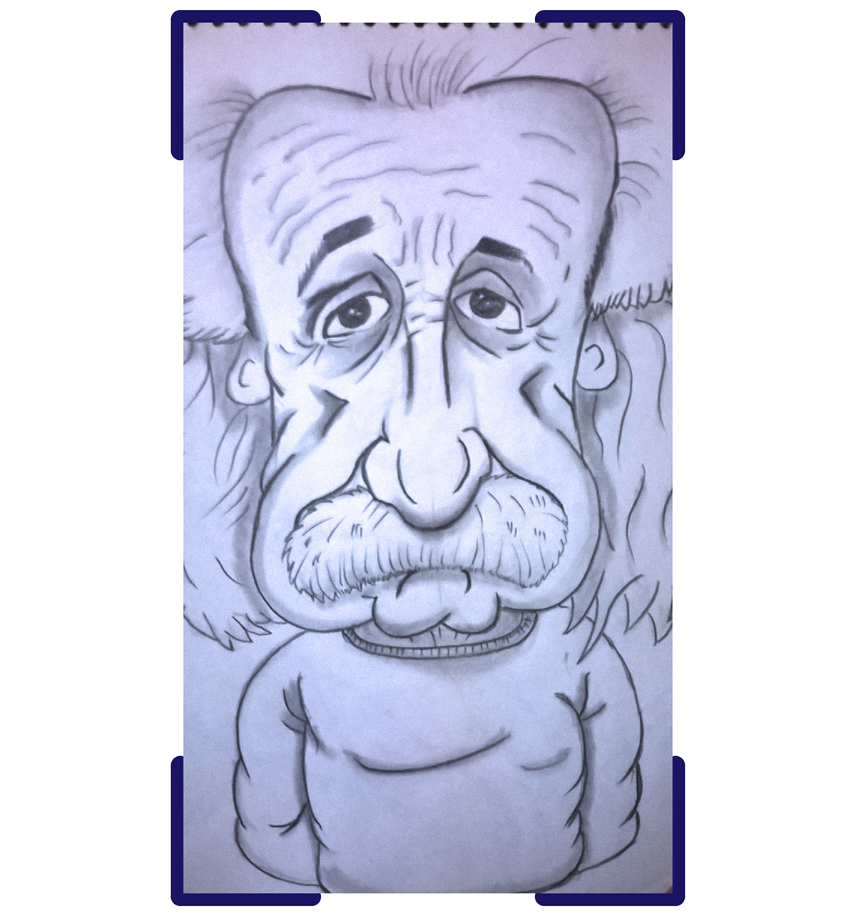 sketch Drawing  wall art charcoal caricature   Perspective Collection Fine Arts 