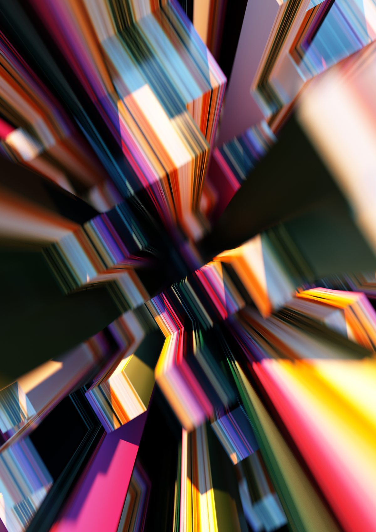 lines Patterns 3D design Imagery cinema 4d Colourful  energetic Fun Technology