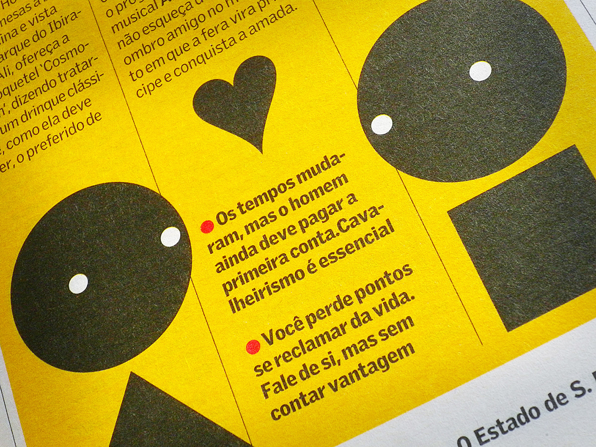 Love relationship minimalist Icon iconic newspaper valentines