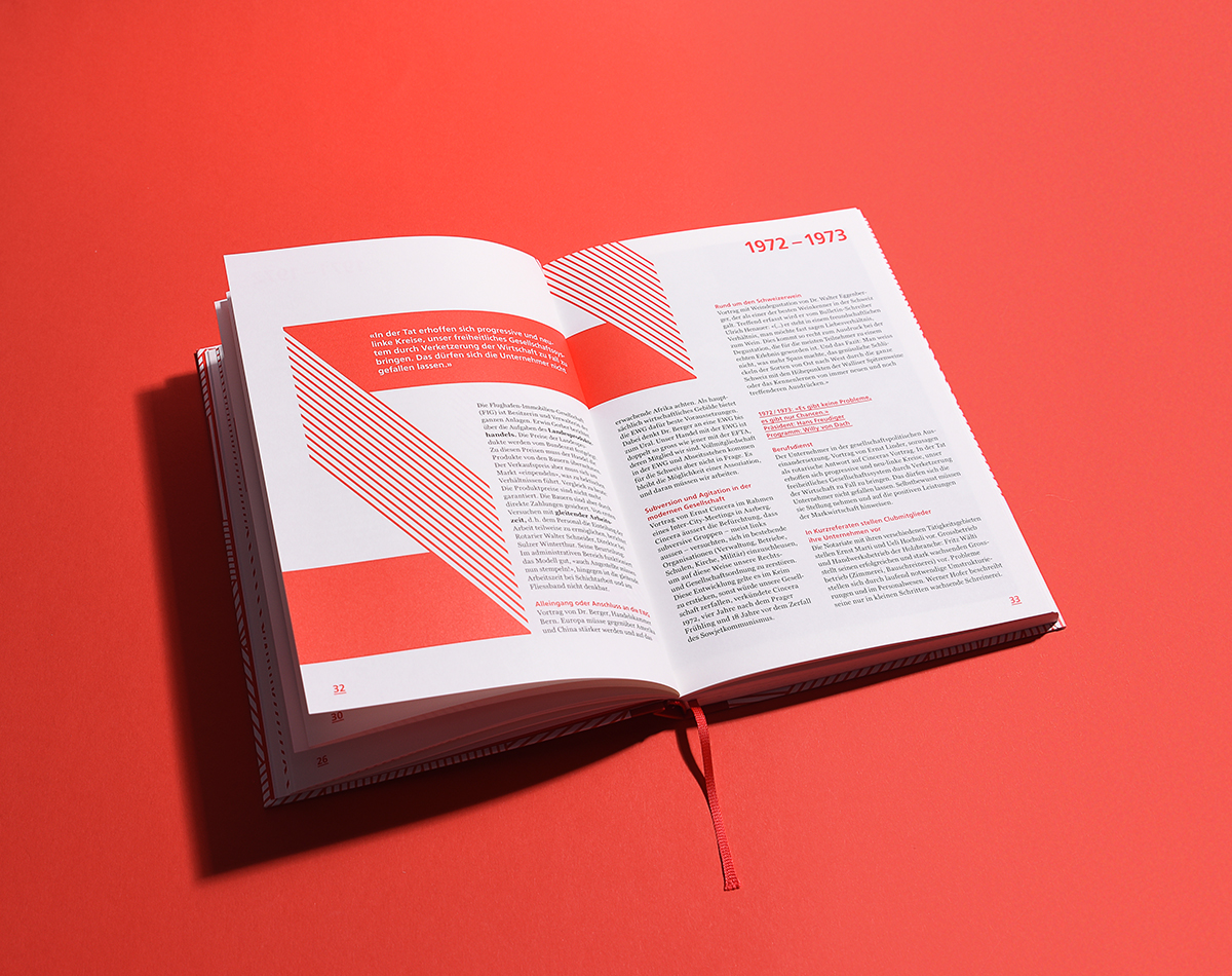 book typography   anniversary editorial red buch
