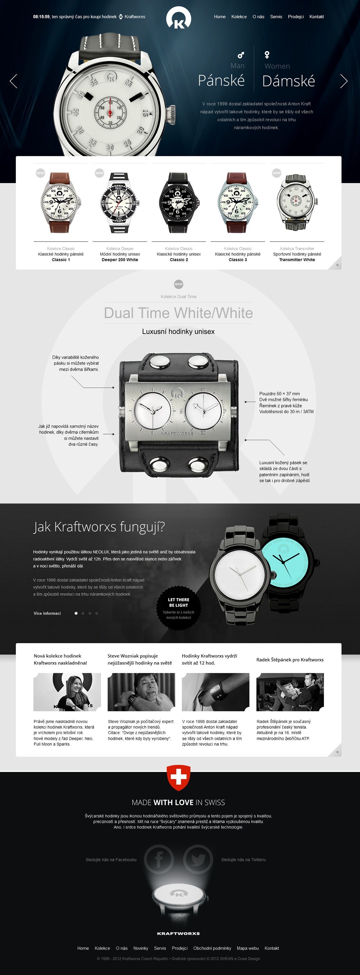 Webdesign Watches watch clock time Czech