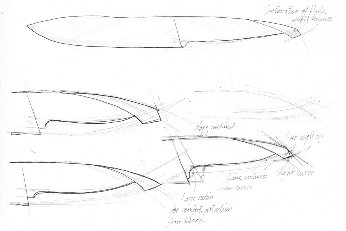 Prototyping blue foam sketching University Project student Form Visualising