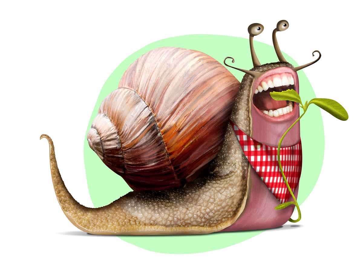 retouch killer snail mördarsnigel