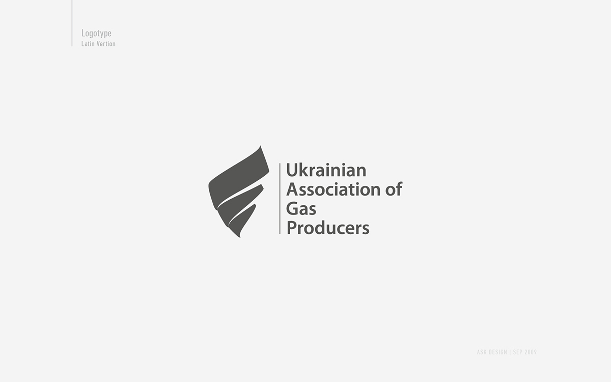 producers Gas ukraine Association fire tie Proposal logo Stationery