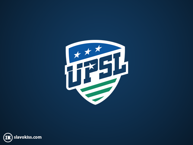 UPSL soccer sports United Premier Soccer league Slavo Kiss Sigma Kappa Brands redesign identity brand football shield FIFA