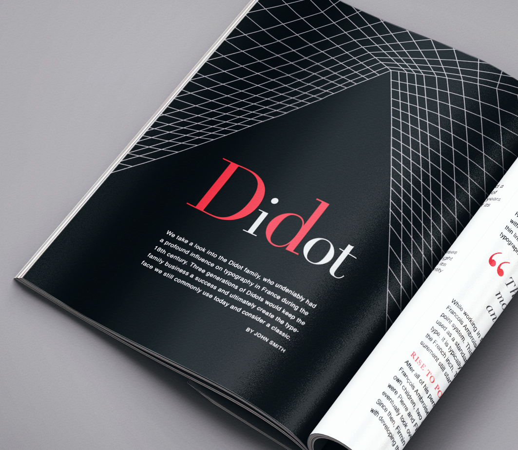 print magazine Didot Typeface type Layout black red louvre French minimal minimalistic modern negative Space 
