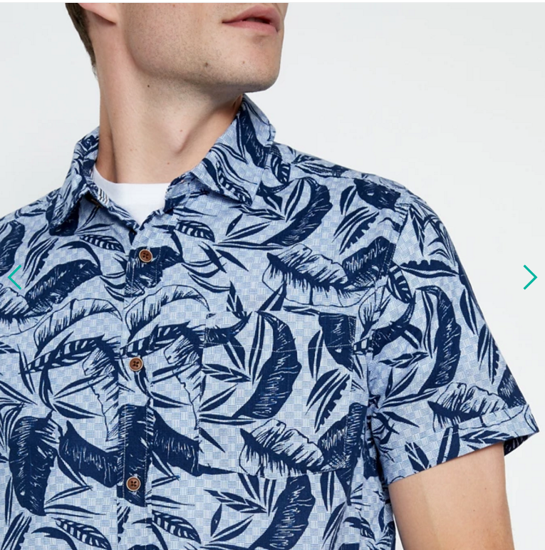 Big leaves prints Menswear collections shirsts printer