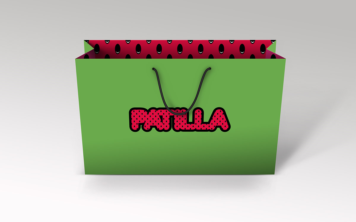 Corporate Identity  logo  patilla  shopping bag  Typo  tipography