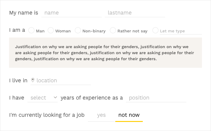 article design Gender gender norms Non-Binary THEY/THEM ux/ui