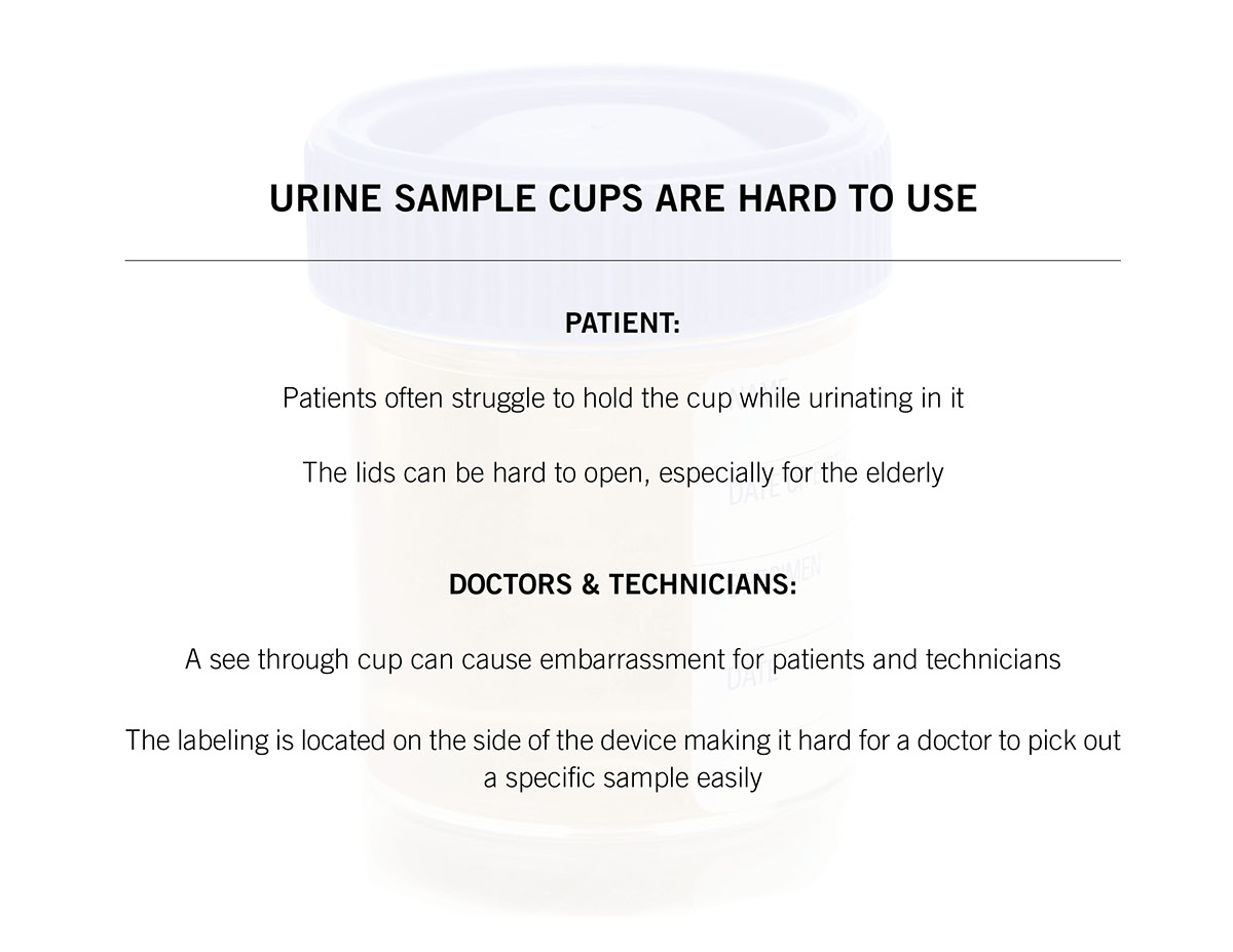 medical  urine cup  ergonomics  Concept