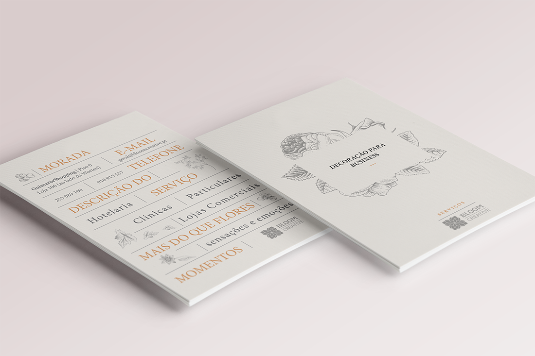 brand graphic design postcard identity services apresentation