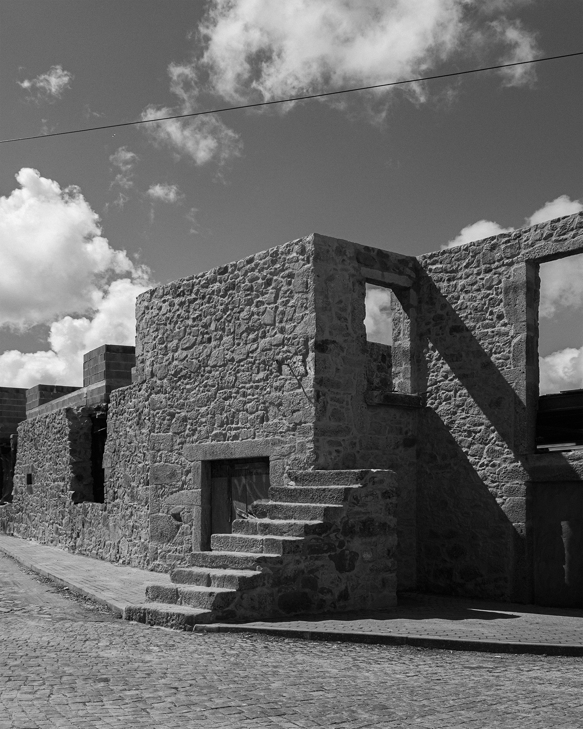 architecture black and white Camino de Santiago city moon mountains Photo Manipulation  Portugal spain Travel