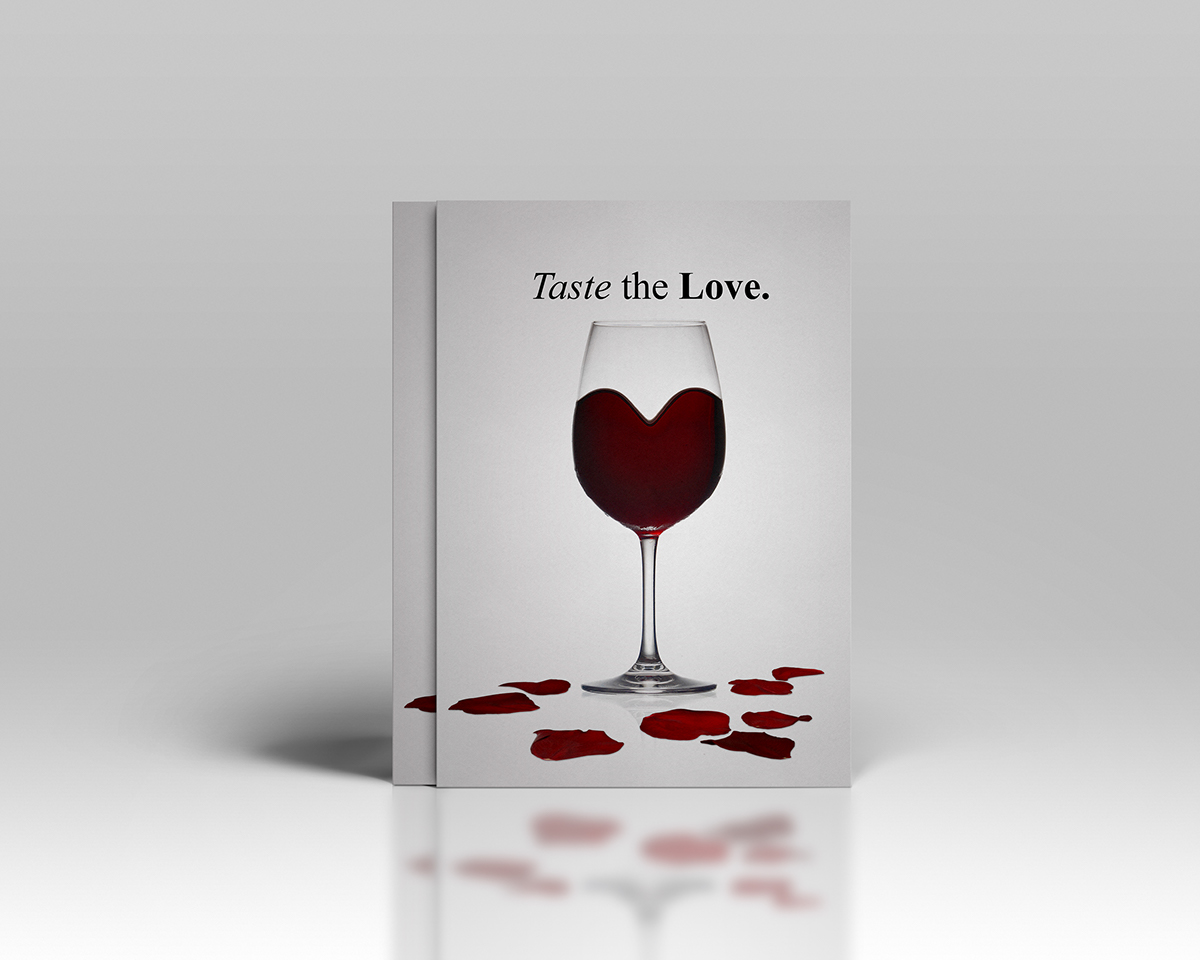 valentines menu ad concept design graphicdesign Love photomanipulation photoediting photo