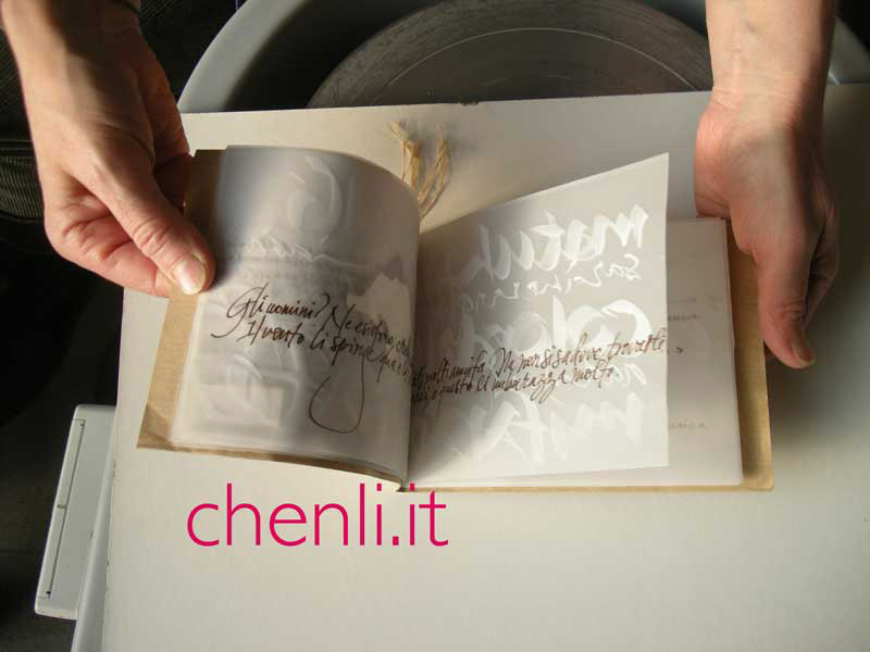 artist's books Calligraphy   paper Bookbinding libri oggetto libri d'artista calligrafia rilegatura libri