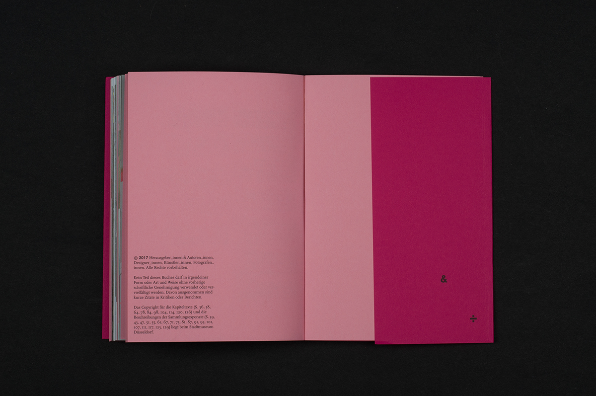 book typografie design print Production publication art stadtmuseum Exhibition  catalog