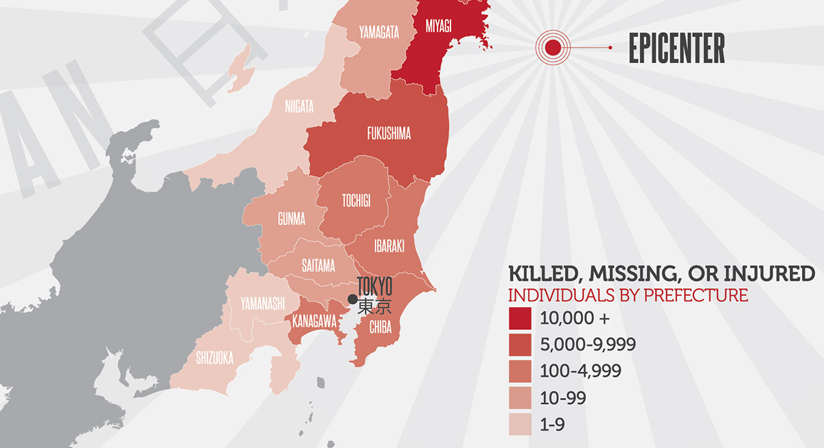 information graphics data visualization breaking news japan earthquake graph chart map