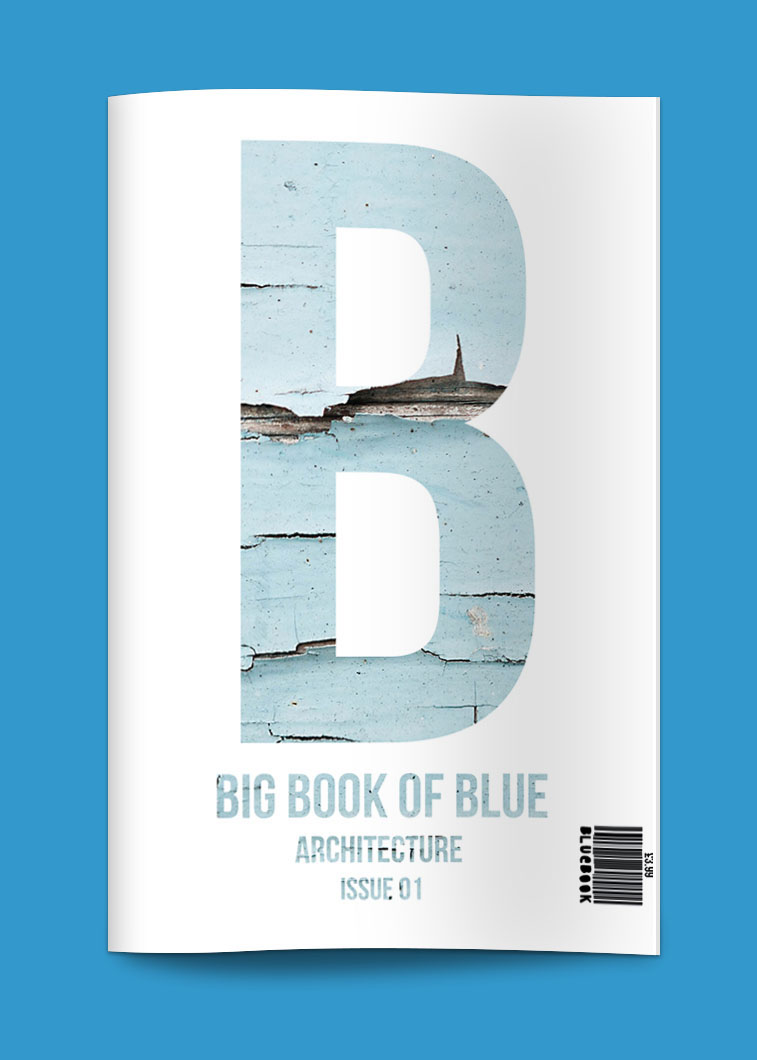 magazine cover blue paint Theme