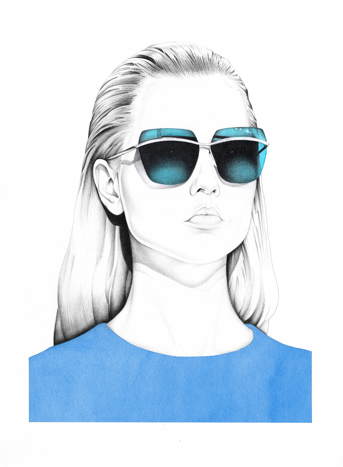 dibujo ilustracion moda lentes anteojos Sunglasses