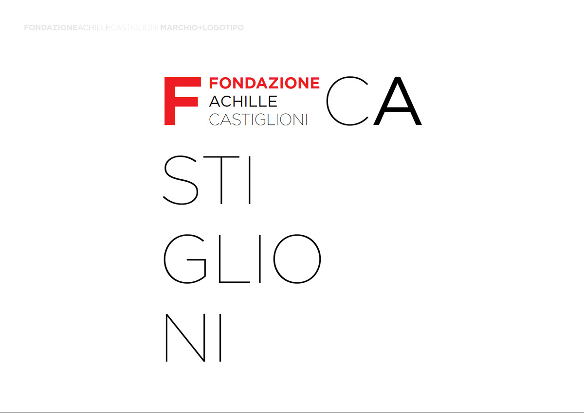 Fondazione Achille Castiglioni Francesco Mazzenga contest marchio Logotipo