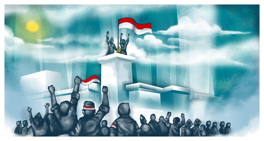 indonesia Independence Indonesian kemerdekaan merdeka perjuangan lapantigatiga