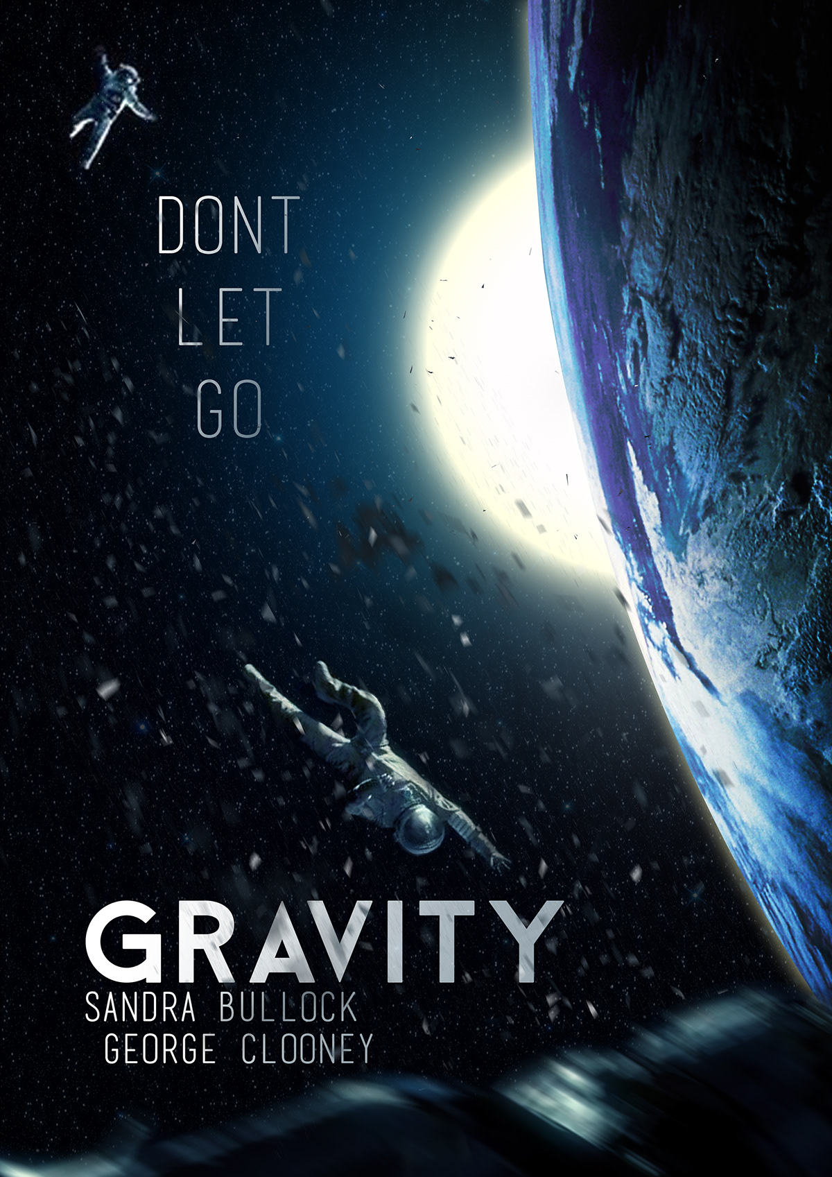 gravity movie george clooney sandra bullock Space  nasa