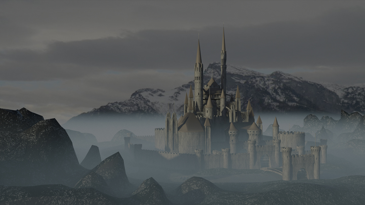 Castle fantasy 3D