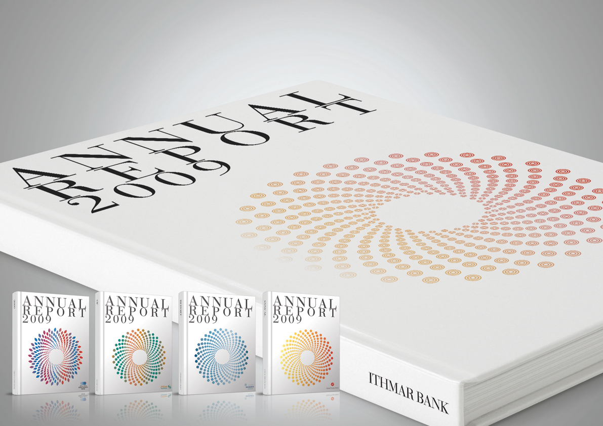annual report 2009 Mustafa Kawtharani pattern Patterns logo box emboss package book design Packaging