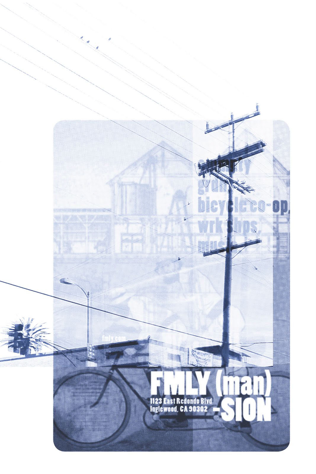 FMLY Bicycle Coop poster Los Angeles