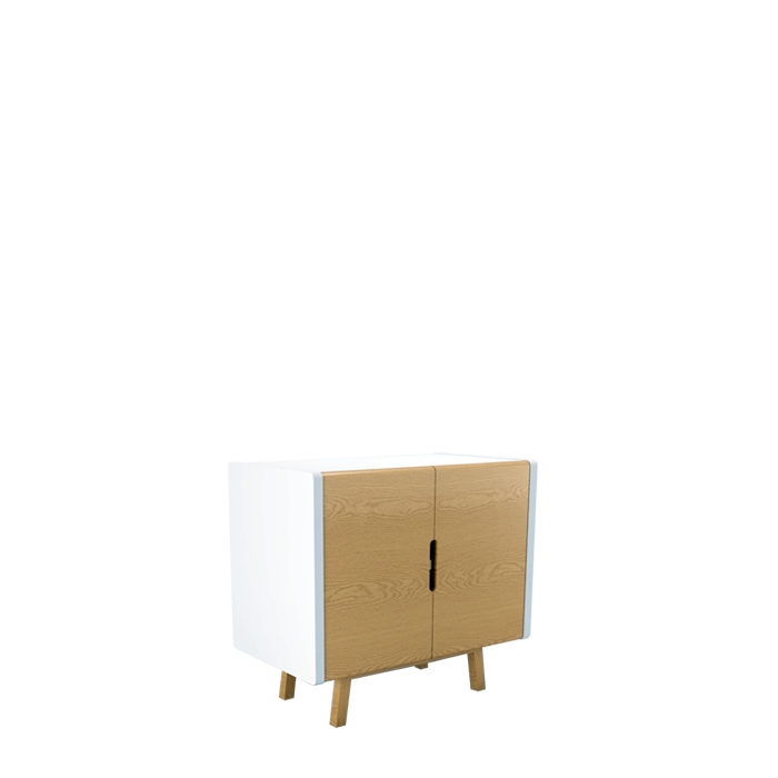iwoodlike pomodo storage credenza castors i wood like modern storage modern furniture