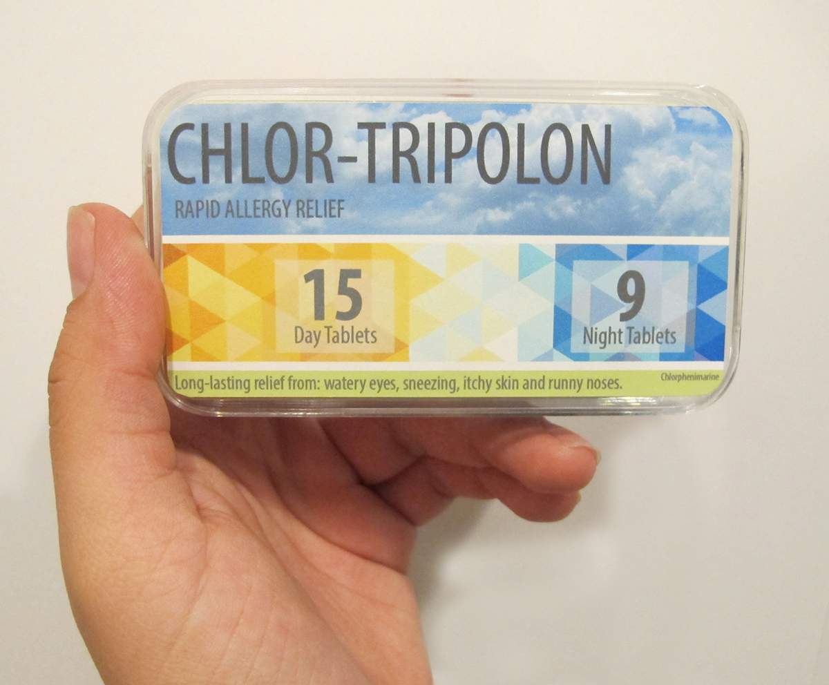 medicine allergies medicine packaging information design chlortripolon allergy relief interaction