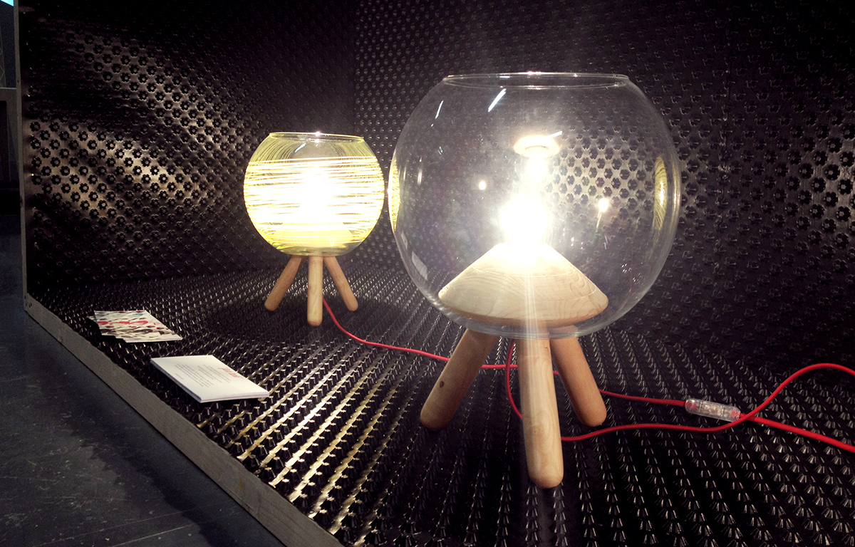 Adobe Portfolio Fish Tank Lamp wooden lamp