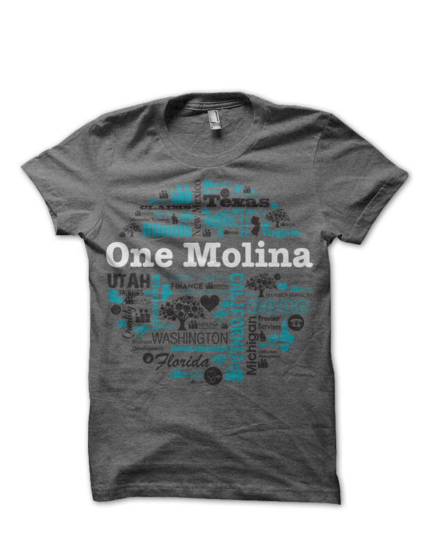 Molina Healthcare Founder's Day T-Shirt Design One Molina