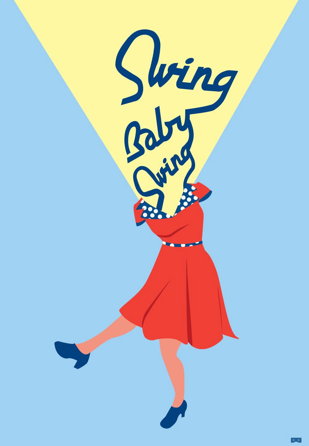 swing posters Exhibition  prints Retro DANCE   jazz instruments silkscreen tattoo films Event logo greek brand