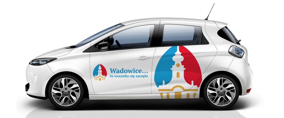 wadowice logo poland city Pope identity Stationery