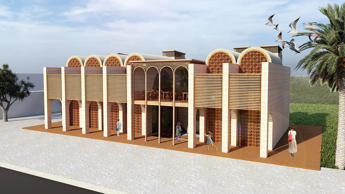 architecture design details egypt hassanfathy heritage history luxor Render Sustainability