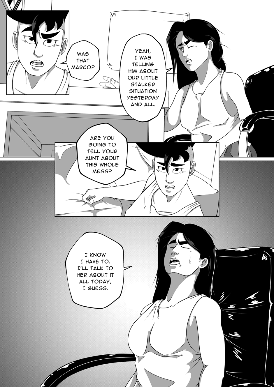 anime black and white Character design  comic Digital Art  digital illustration LGBTQ manga Webcomic Webtoon
