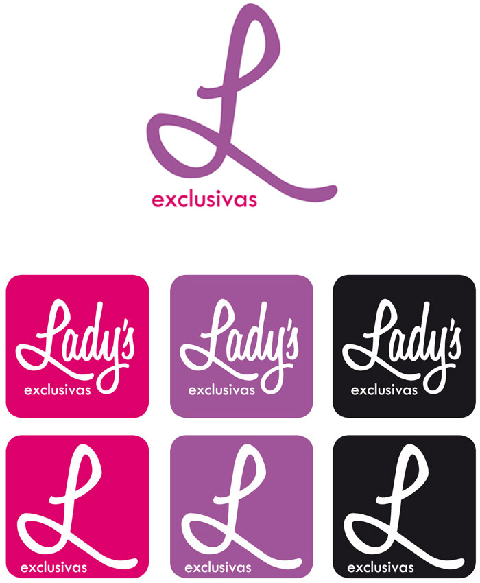 logo lady's Logotipo Logotype Identidad Corporativa Tarjetas hairdresser Peluqueria business card