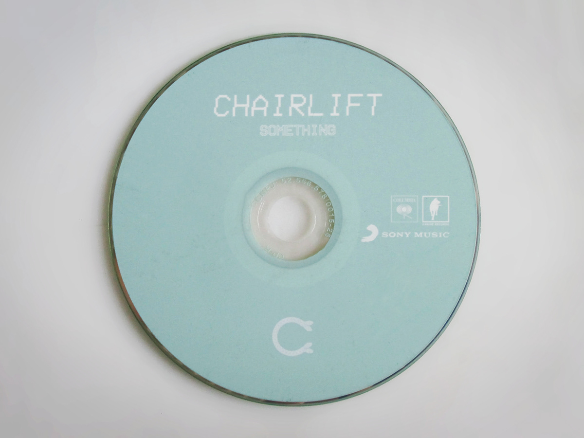design Glitch music Album Chairlift monospace