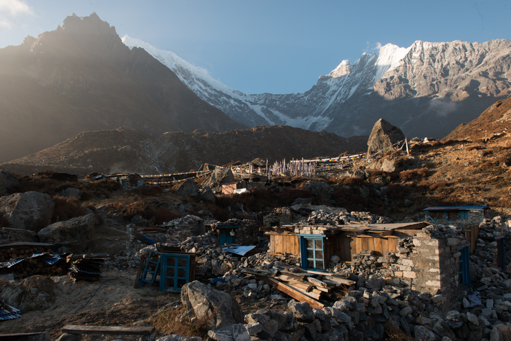 langtang earthquake langtang valley  kyangjing landslide Avalanche nepal ICIMOD