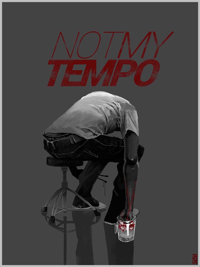 whiplash poster movie poster Not My Tempo photoshop