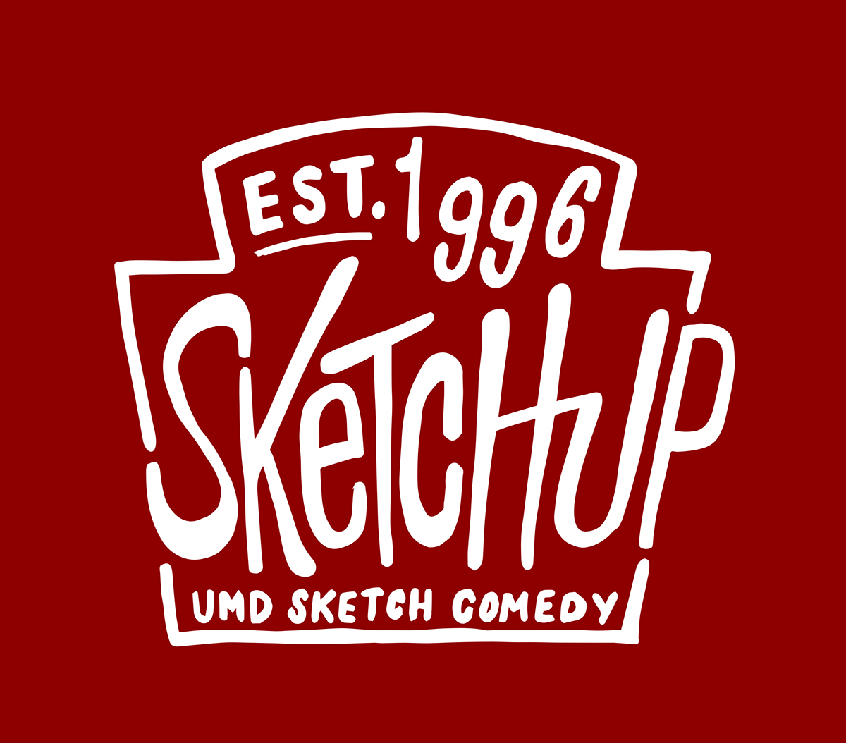 SketchUP comedy  University maryland college Park sketch Show poster flyer t-shirt