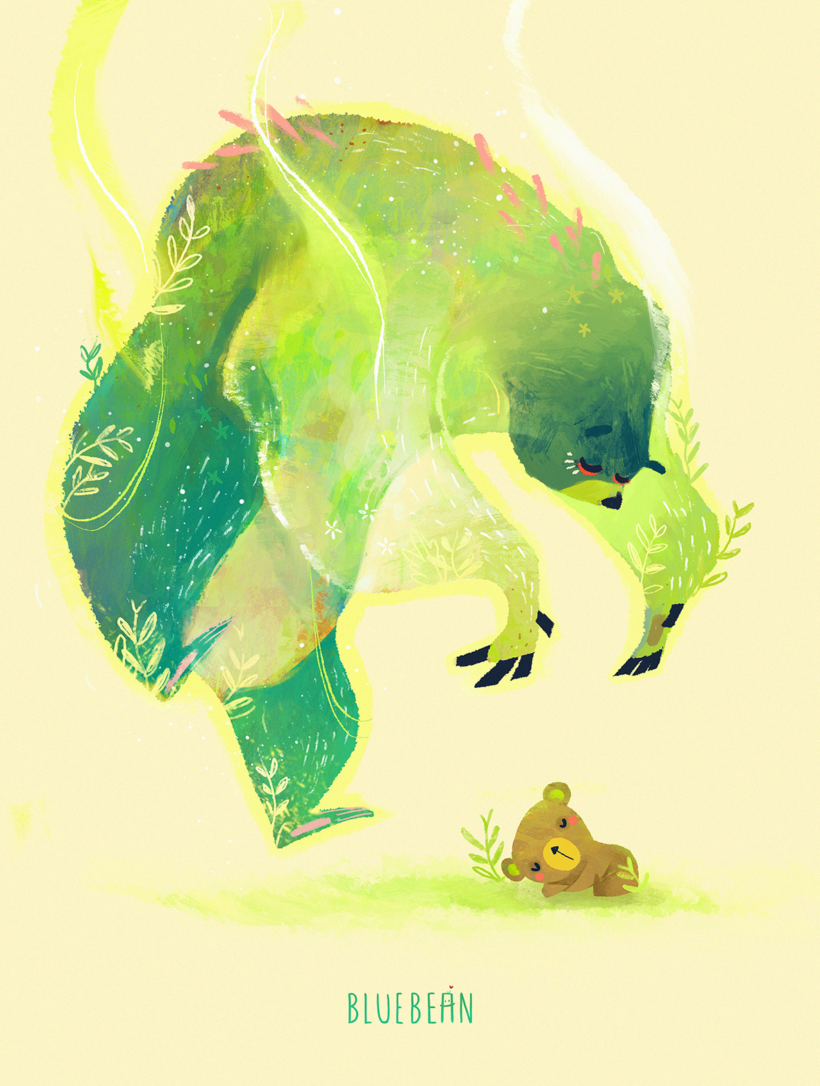 cdc CDChallenge Character design  concept art ILLUSTRATION  ghost Candy bears animals plants