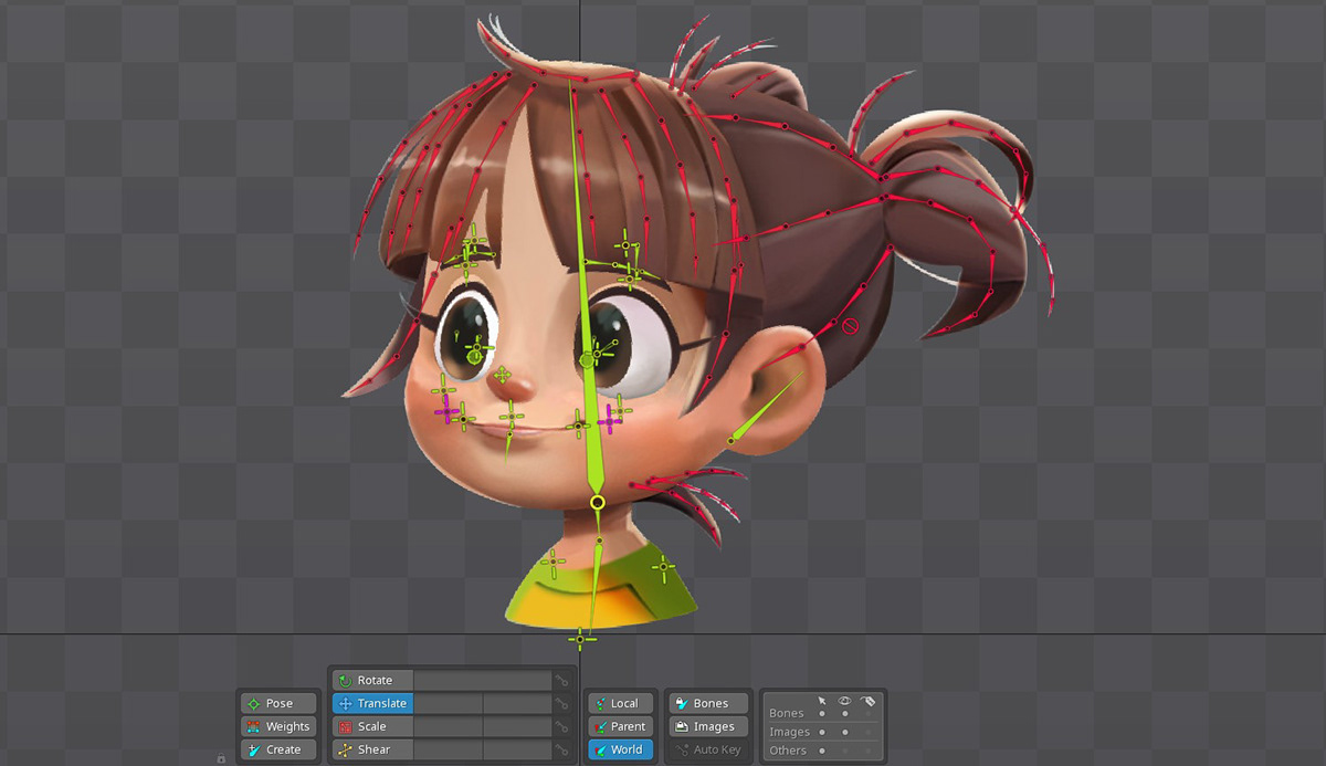 2D 2d spine animation animation  Character design  Digital Art  game ILLUSTRATION  rig sketch spine