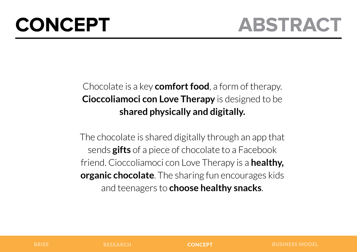 design chocolate sharing
