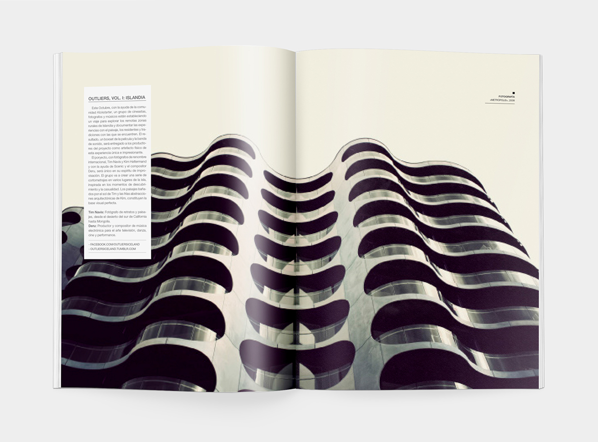 magazine Fotografia tipografia cosgaya fadu  uba pictures iceland islandia photographers enfoque revista architectural arquitectura