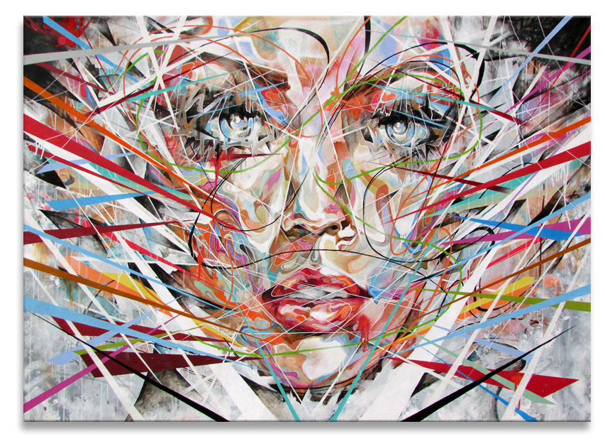 Danny O'Connor Abstract portraits faces
