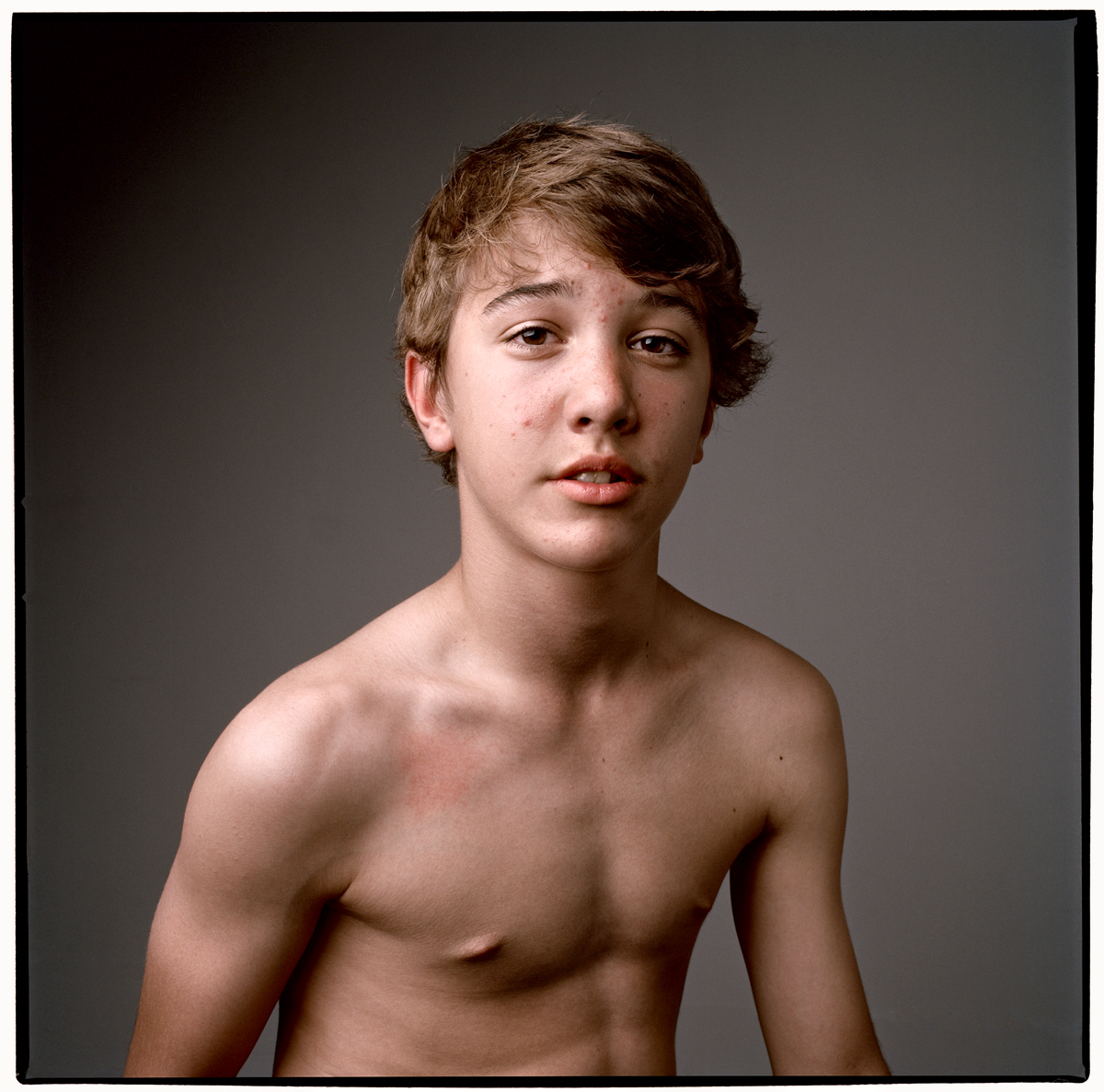 art photo film photography Hasselblad Portraiture boys teenagers vulnerability colour nude man conceptual diptych