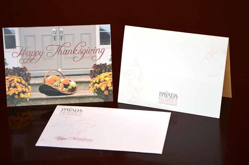 thanksgiving greeting card card greeting Holiday bayada nurses Home Care home care healthcare
