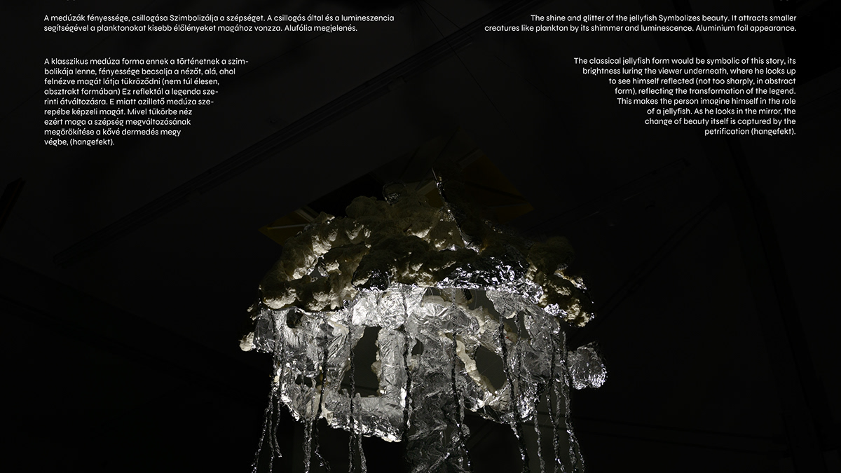 installation sculpture metal artwork chrome Installation Art light installation design